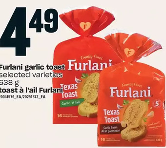 Independent Grocer Furlani garlic toast offer