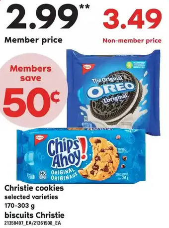 Independent Grocer Christie cookies offer