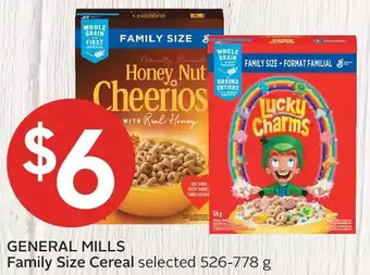 Foodland General mills family size cereal offer