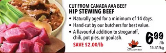 Farm Boy Hip stewing beef offer