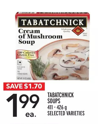 Metro Tabatchnick soups offer