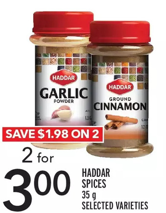 Metro Haddar spices offer