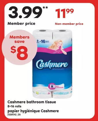 Independent Grocer Cashmere bathroom tissue offer