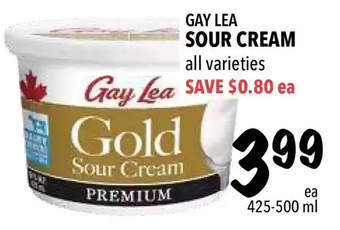Farm Boy Gay lea sour cream offer