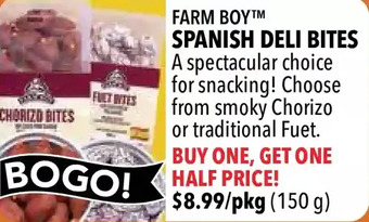 Farm Boy Farm boy spanish deli bites offer