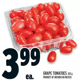 Metro Grape tomatoes offer