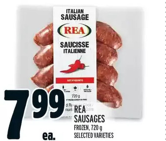 Metro Rea sausages offer