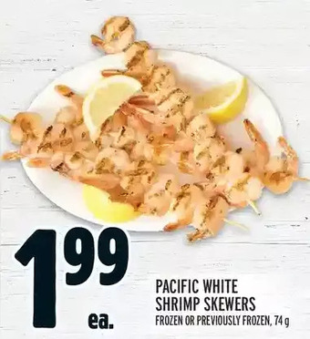 Metro Pacific white shrimp skewers offer