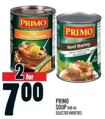 Metro Primo soup offer