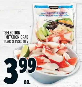 Metro Imitation crab flakes or sticks offer