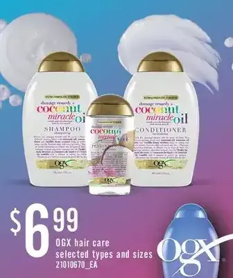 Loblaws Ogx hair care offer