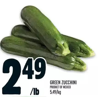 Metro Green zucchini offer