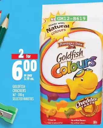 Metro Goldfish crackers offer