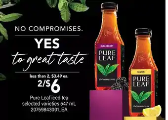 Loblaws Pure leaf iced tea offer