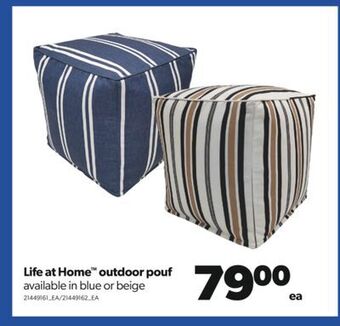 Real Canadian Superstore Life at home™ outdoor pouf offer