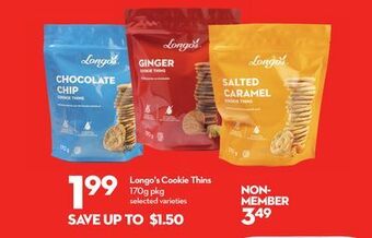 Longo's Longo's cookie thins offer