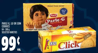 Metro Parle-g, lu or ebm cookies offer