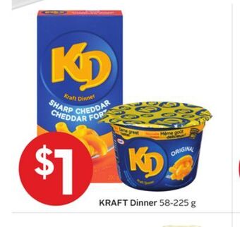 Foodland Kraft dinner 58-225 g offer