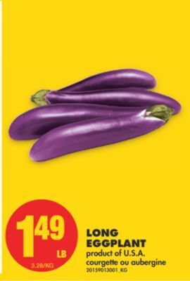 No Frills Long eggplant offer