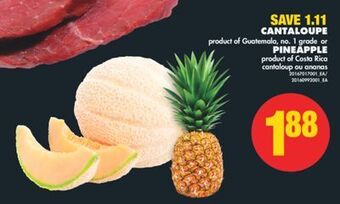 No Frills Cantaloupe or pineapple offer
