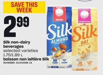 Independent Grocer Silk non-dairy beverages, 1.75/1.89 l offer