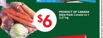 Foodland Stew pack canada no 1 2.27 kg offer