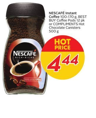 Sobeys Nescafé instant coffee offer