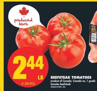No Frills Beefsteak tomatoes offer