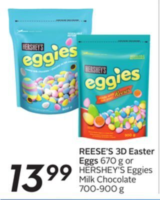Sobeys Reese's 3d easter eggs hershey s offer
