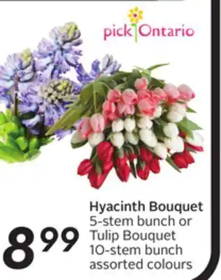 Sobeys Hyacinth bouquet offer
