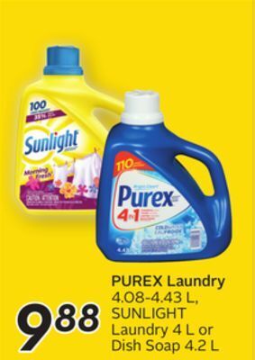 Sobeys Purex laundry offer