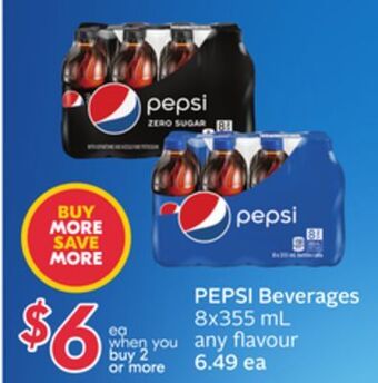 Sobeys Pepsi beverages offer