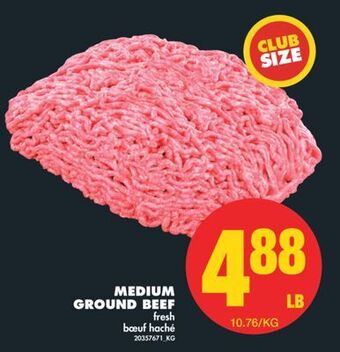 No Frills Medium ground beef offer