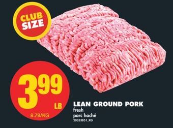 No Frills Lean ground pork offer