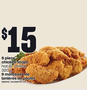 Independent Grocer 9 piece chicken strips, 320 g offer