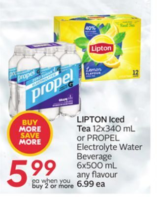 Sobeys Lipton iced tea offer