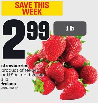 Independent Grocer Strawberries, 1 lb offer