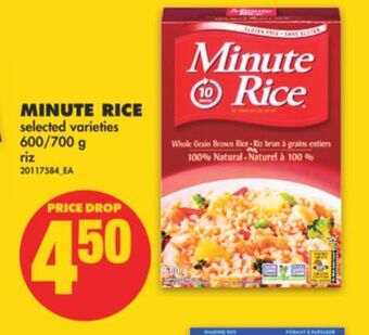 No Frills Minute rice, 600/700 g offer