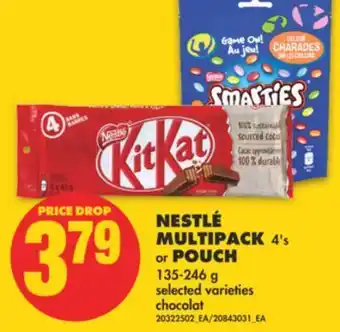 No Frills Nestle multipack, 4's or pouch, 135-246 g offer