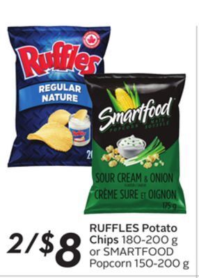 Sobeys Ruffles potato chips offer
