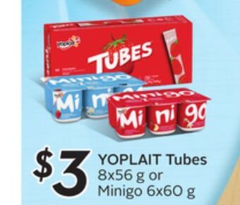 Sobeys Yoplait tubes offer