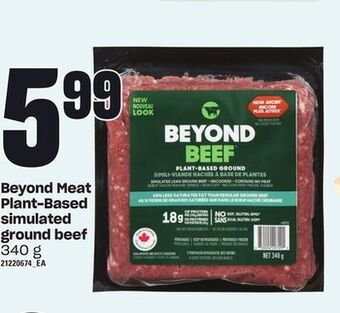 Loblaws Beyond meat plant-based simulated ground beef, 340 g offer