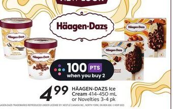Sobeys Häagen-dazs ice cream offer
