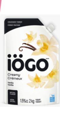 Loblaws Iögo creamy 2 kg, yogurt offer