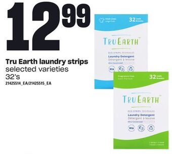Loblaws Tru earth laundry strips, 32's offer