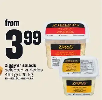 Loblaws Ziggy's® salads, 454 g / 1.25 kg offer