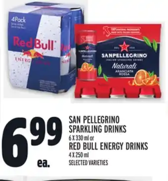 Metro San pellegrino sparkling drinks offer