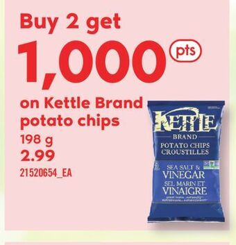 Fortinos Kettle brand potato chips, 198 g offer