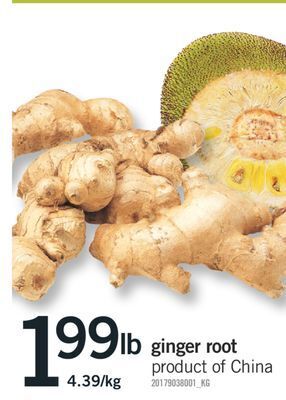 Fortinos Ginger root offer