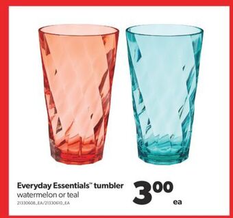 Real Canadian Superstore Everyday essentials™ tumbler offer